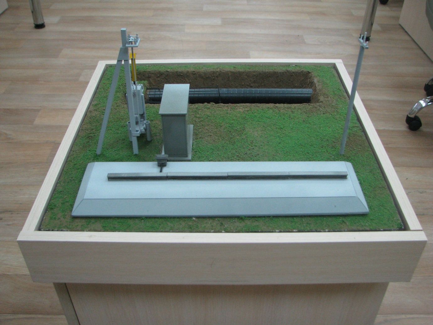 Макет нефтегазового оборудования