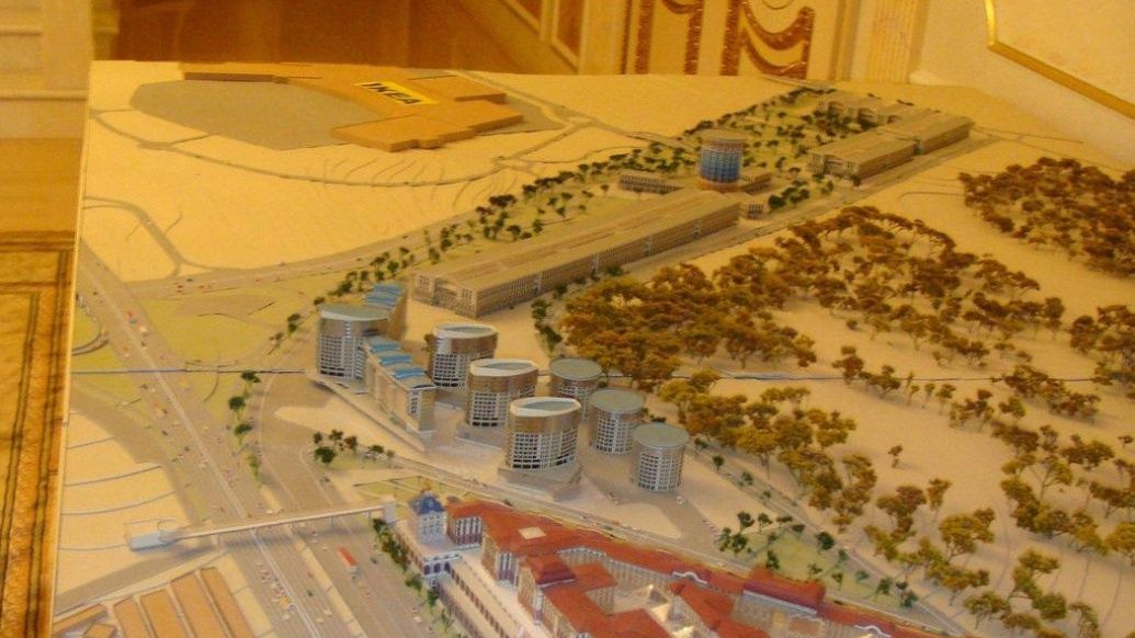 Макет жилого комплекса