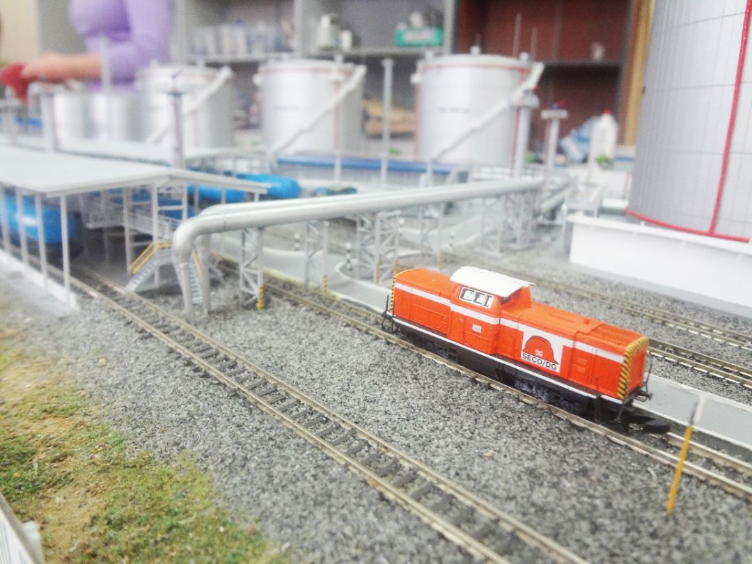 Макет ЖД станции