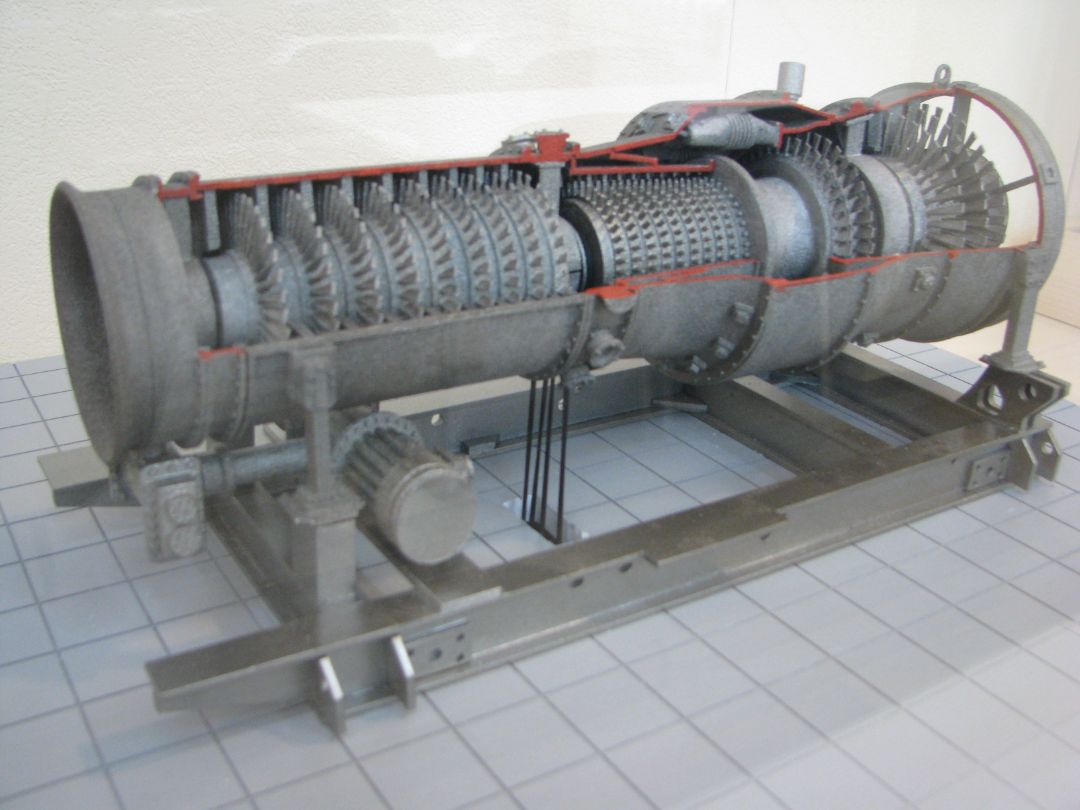 Макет газотурбинного двигателя ГПА