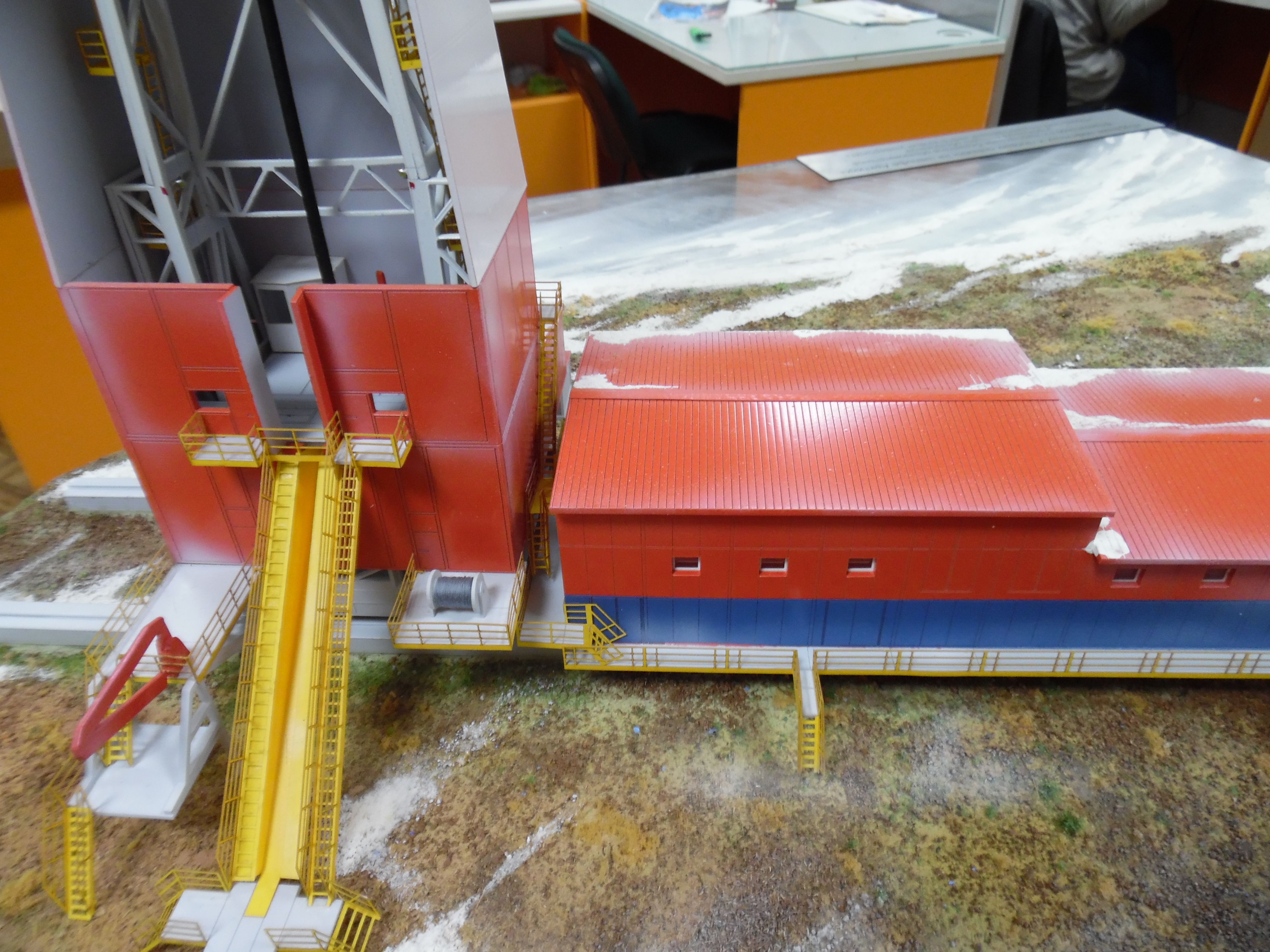 Макет буровой установки