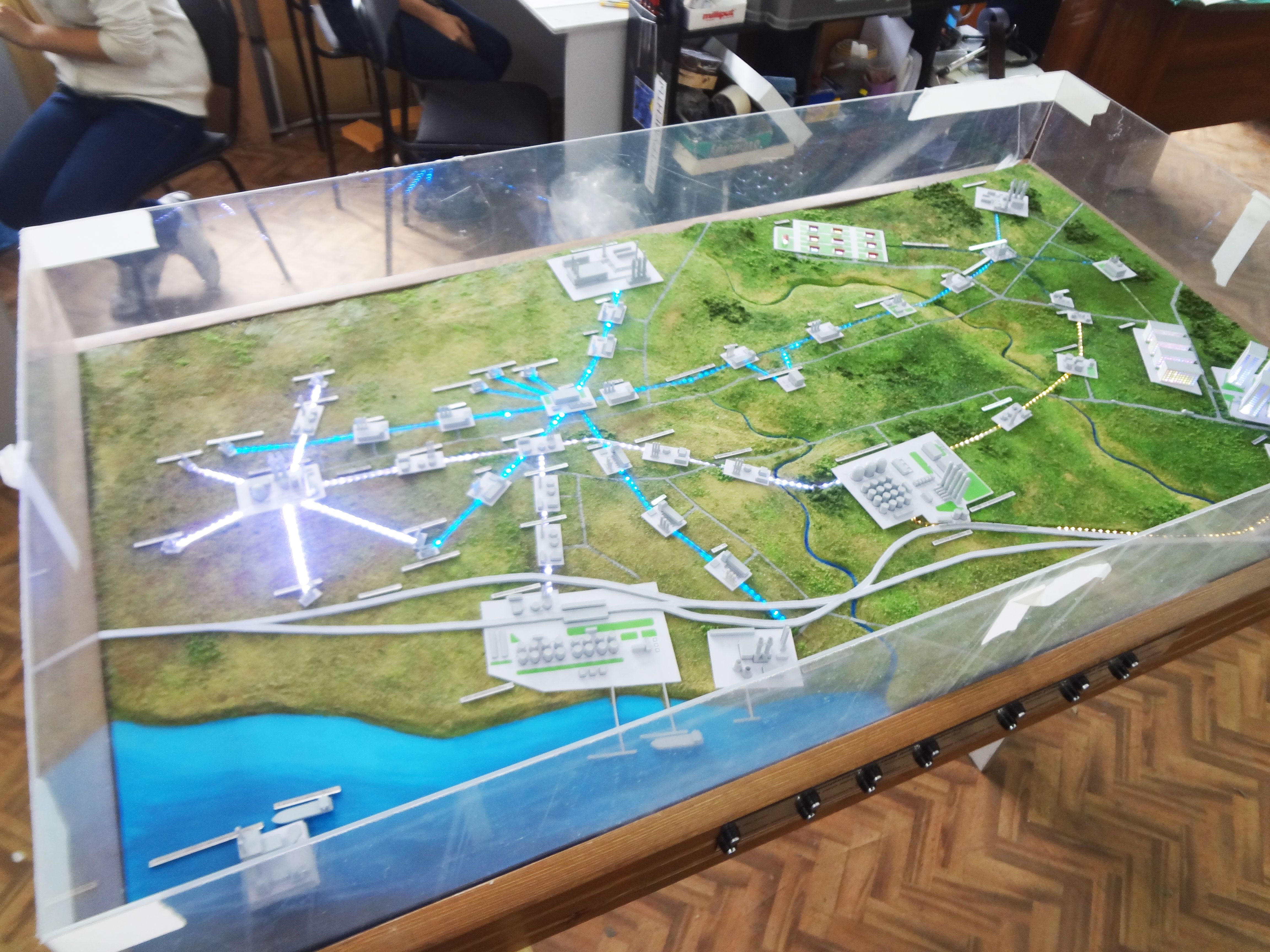 Макетподготовки нефти и газа