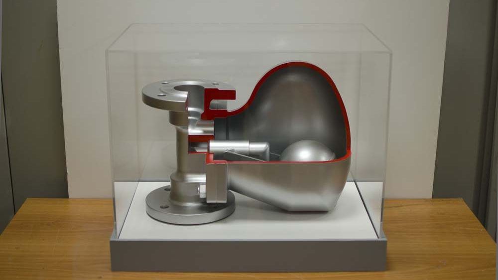 Макет реактивного двигателя