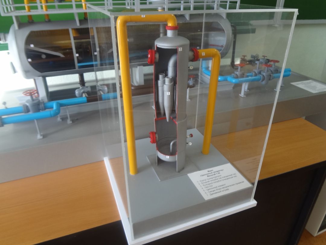 Макет установки очистки газа