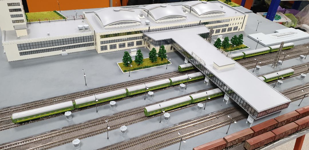 Макет вокзала