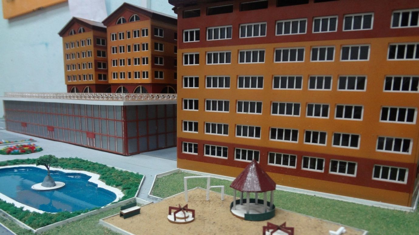 Макет жилого комплекса