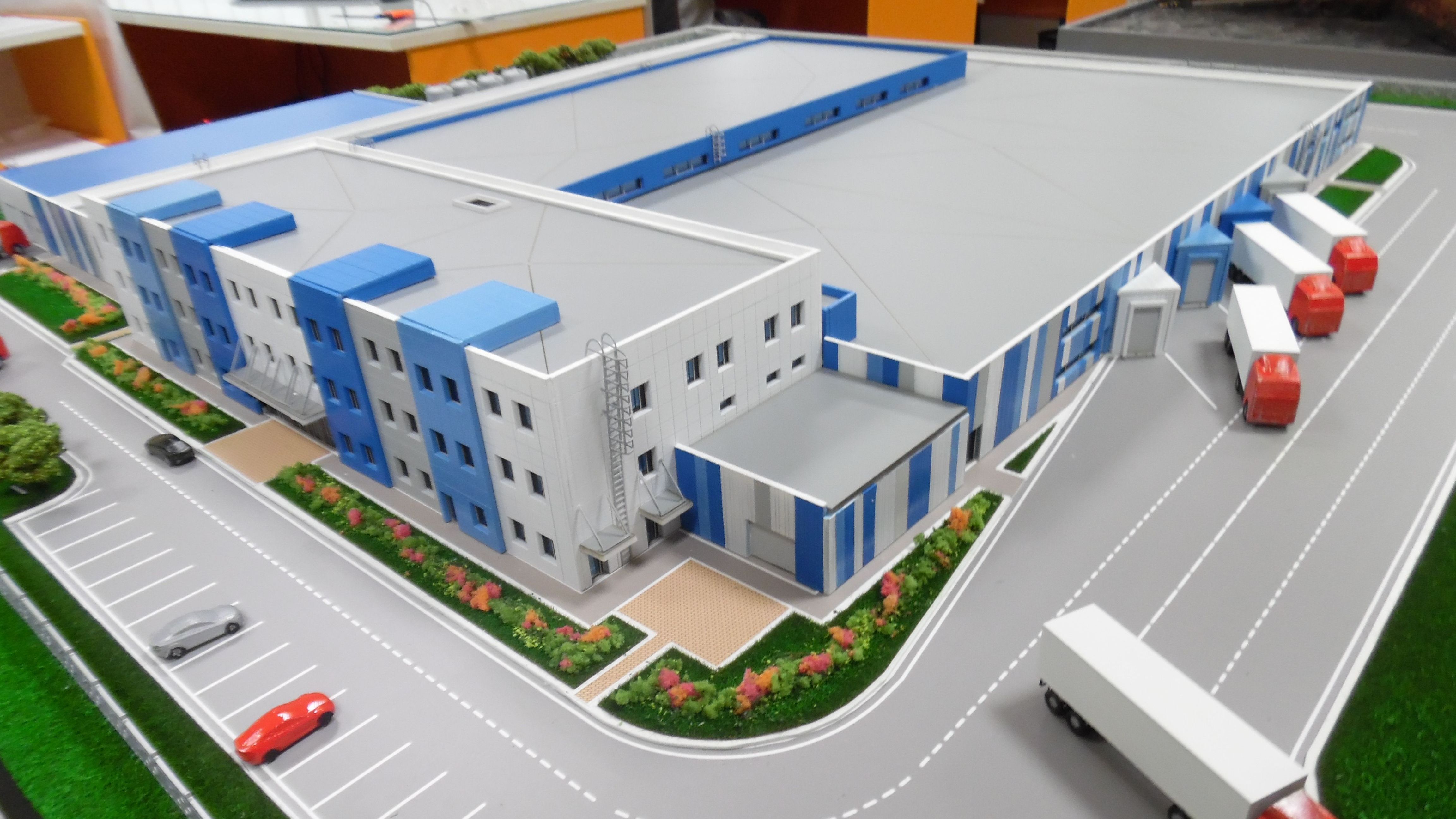 Макет молзавода в Давлеканово