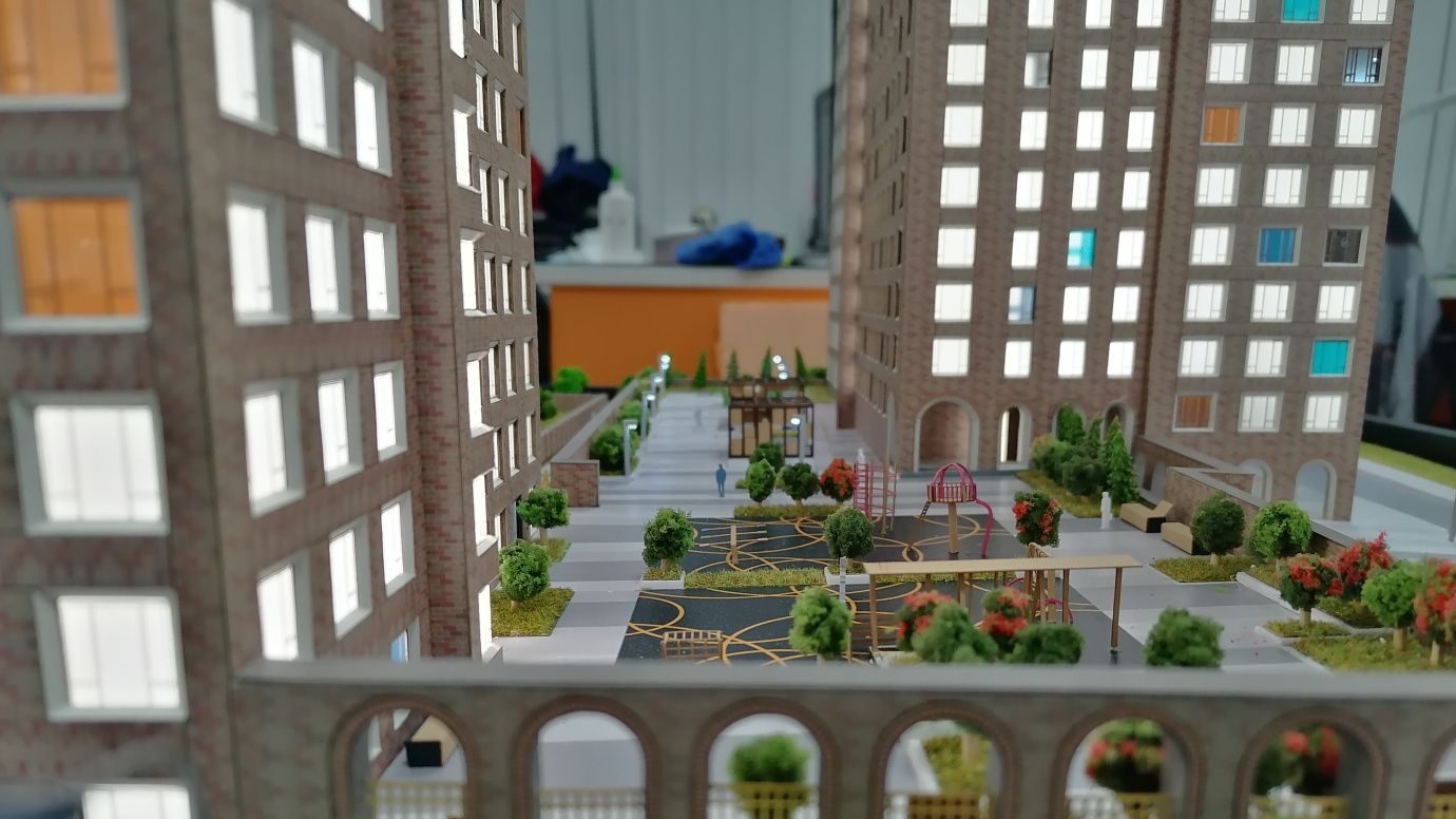 Макет жилого комплекса
