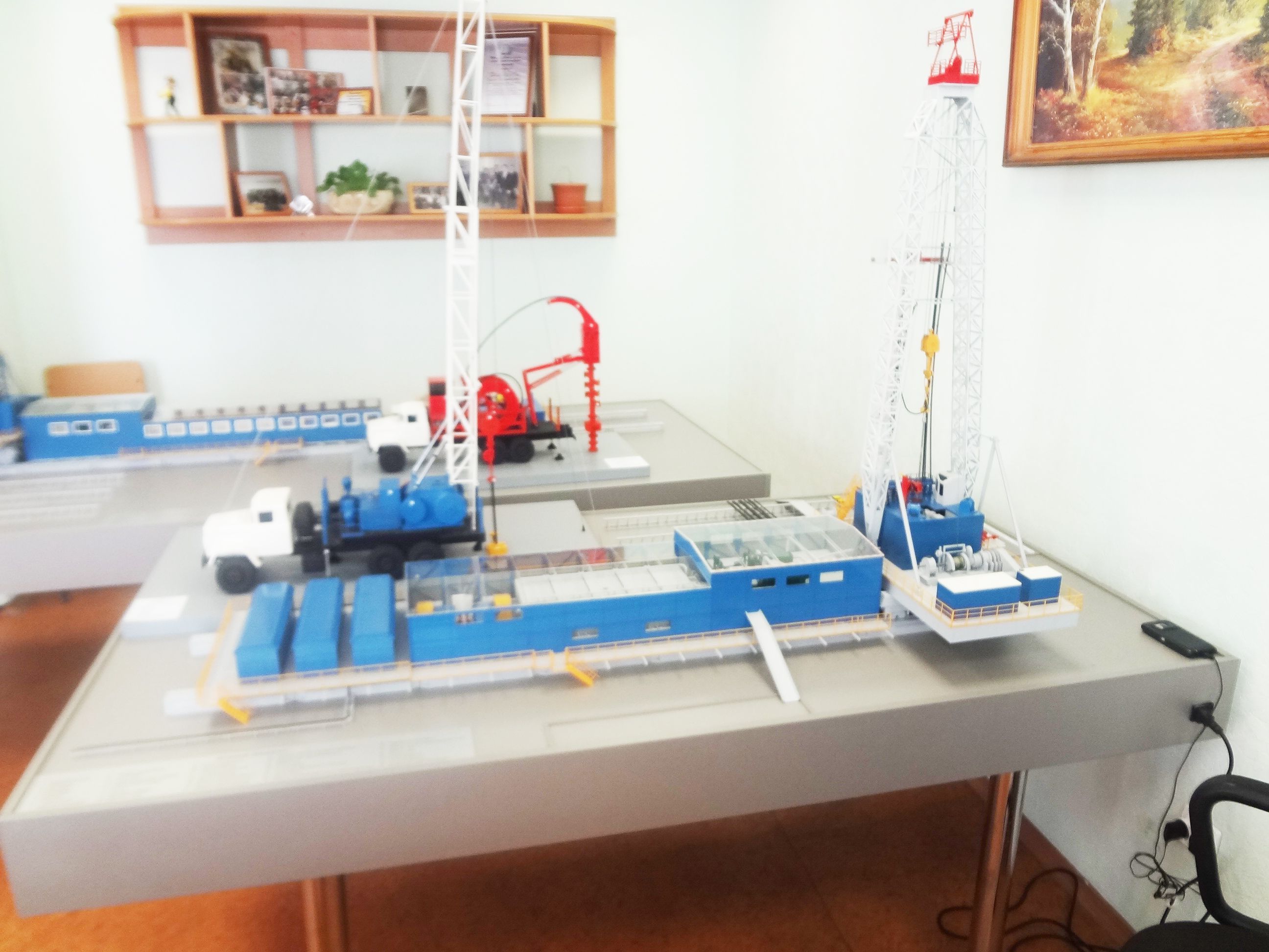 Макет буровой установки