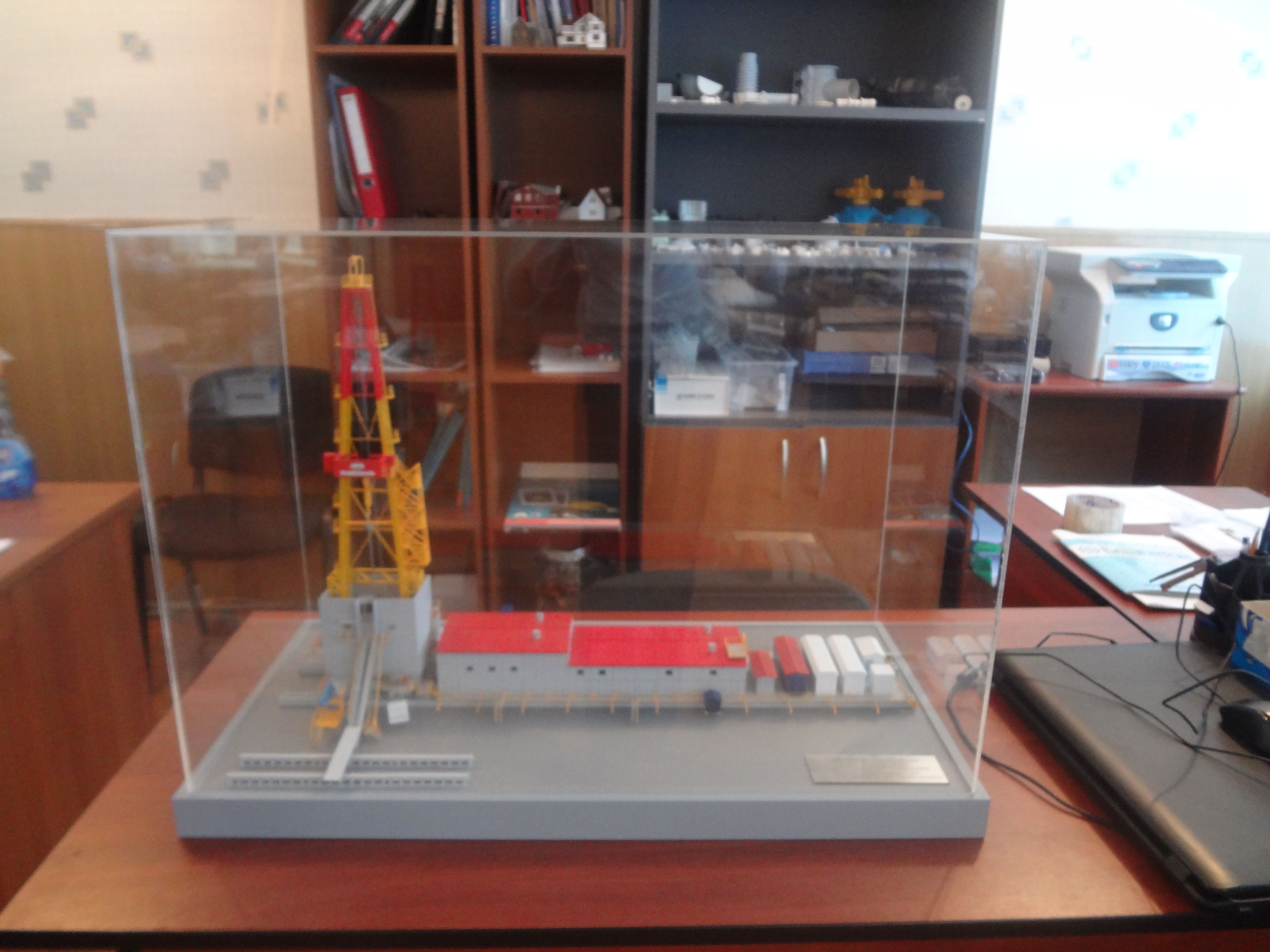 Макет буровой установки