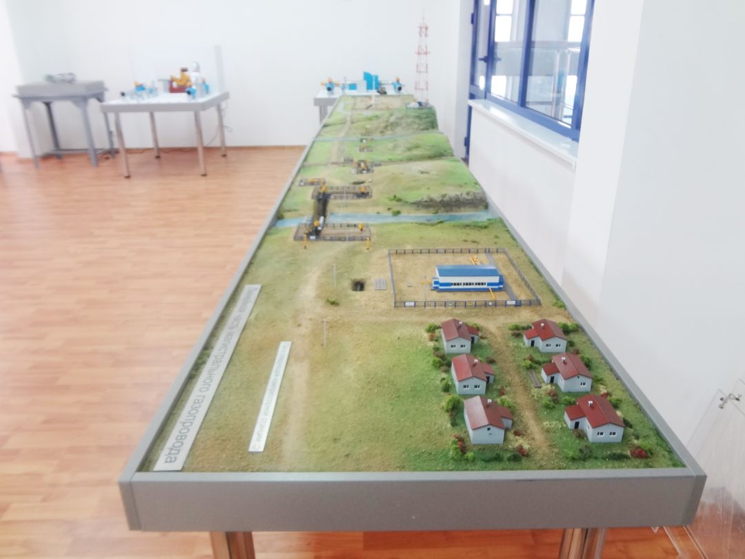 Макет линейной части газопровода