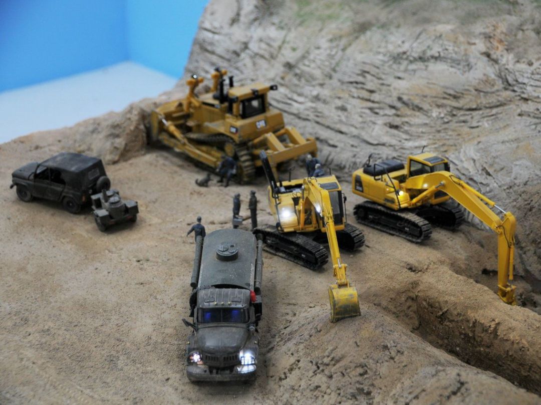 Макет линейной части газопровода