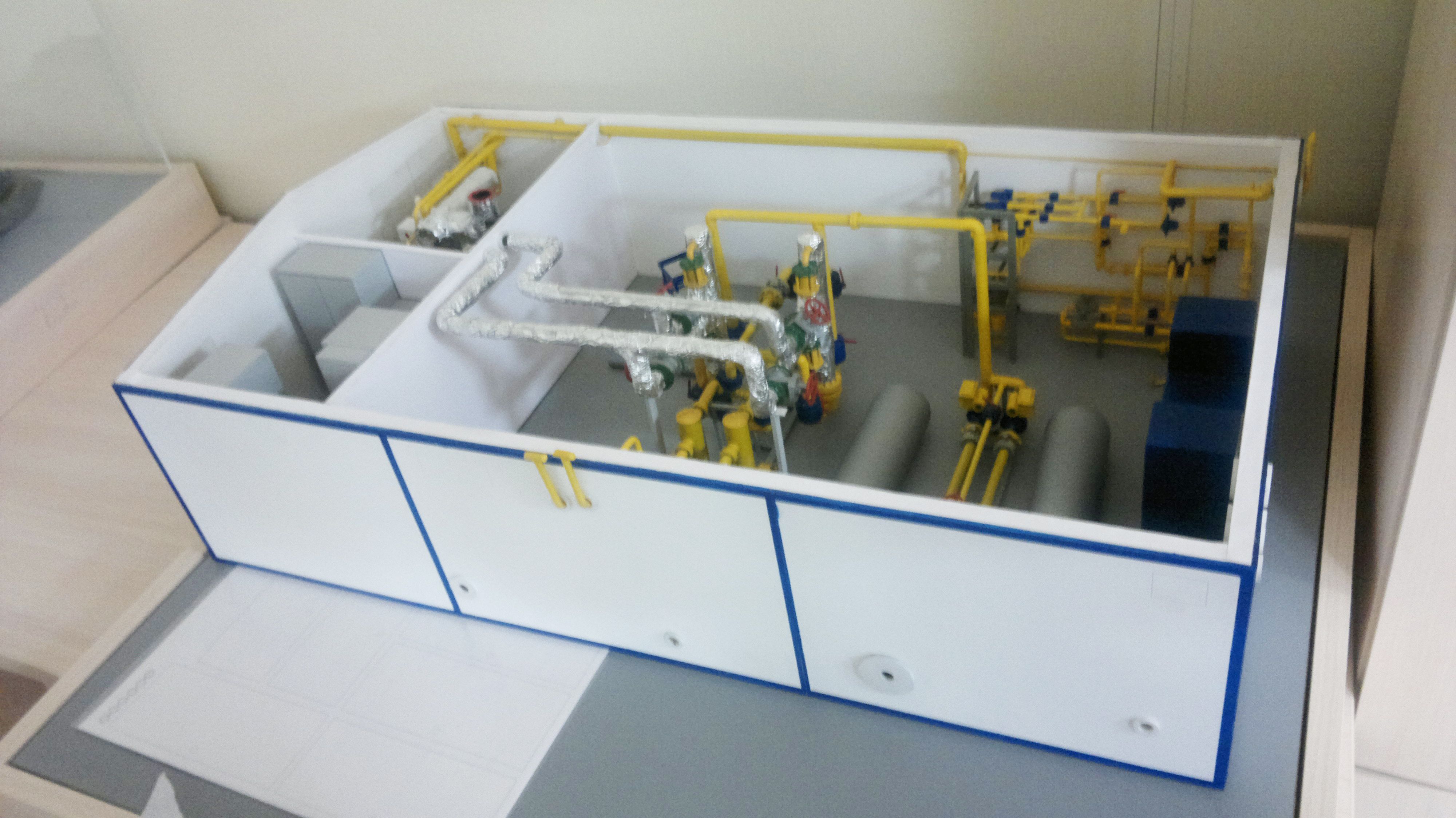 Макет блока подготовки газа