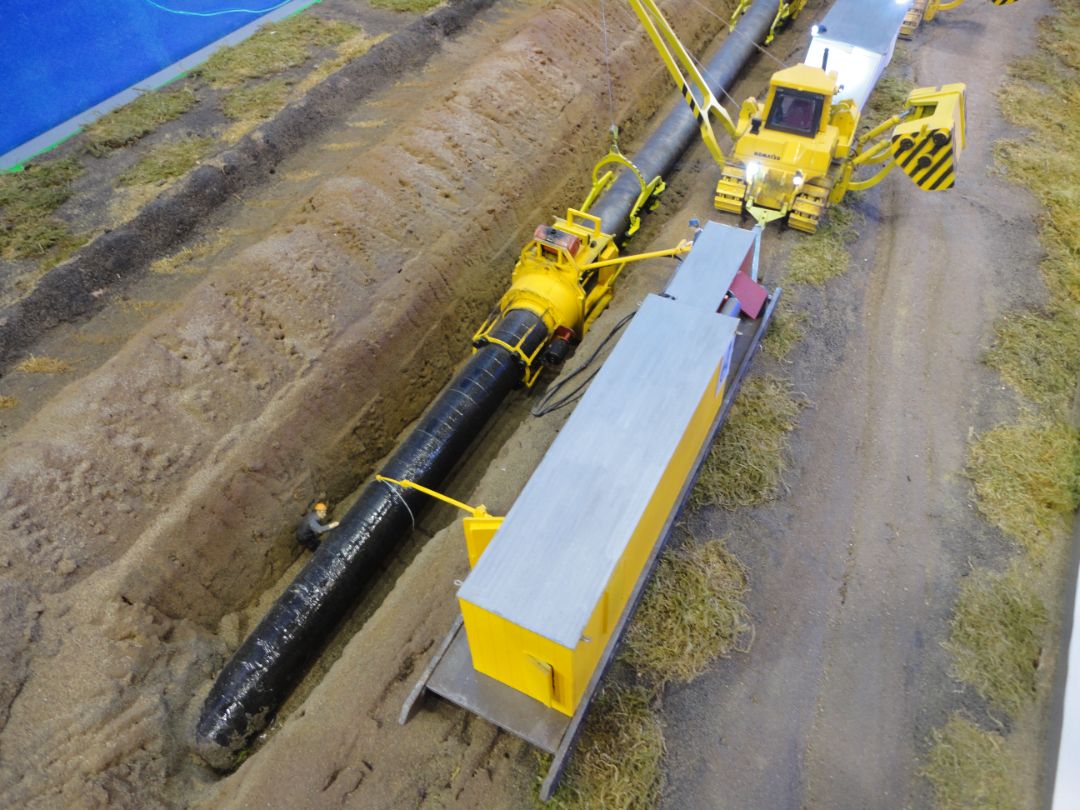 Макет линейной части газопровода