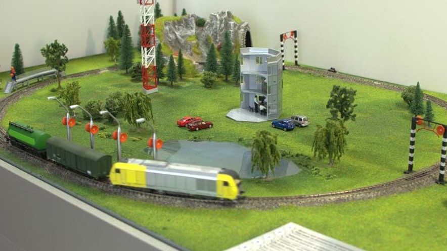 Макет ЖД тележки