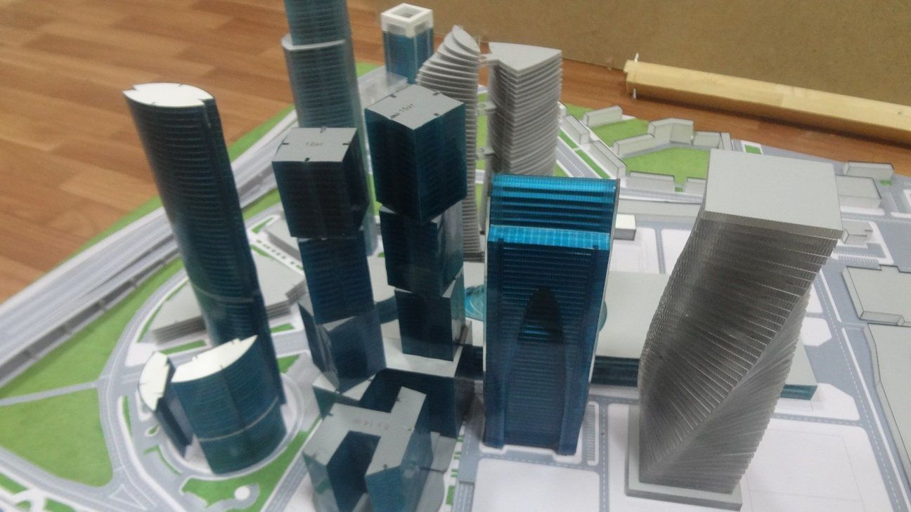 Макет жилого комплекса