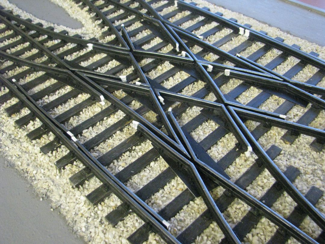 Макет стрелочного перевода