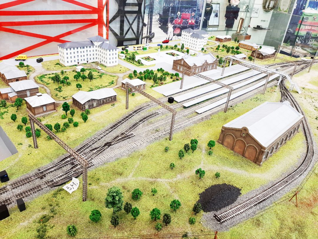 Макет вокзала