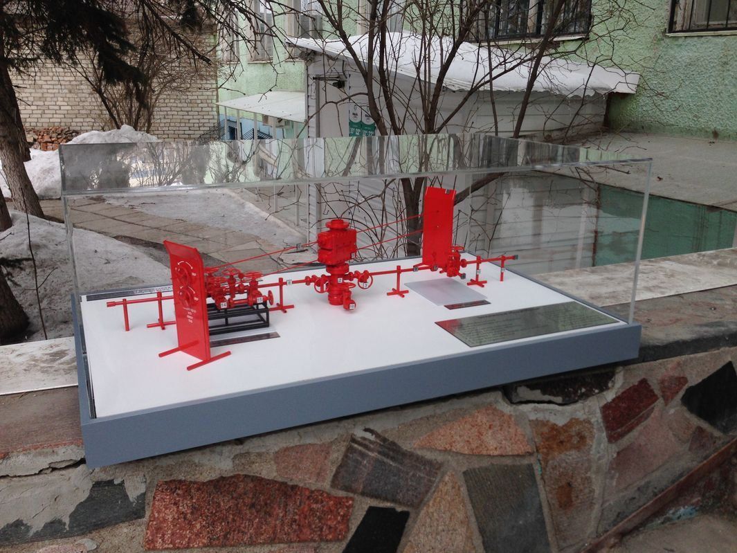 Макет линейной части нефтепровода