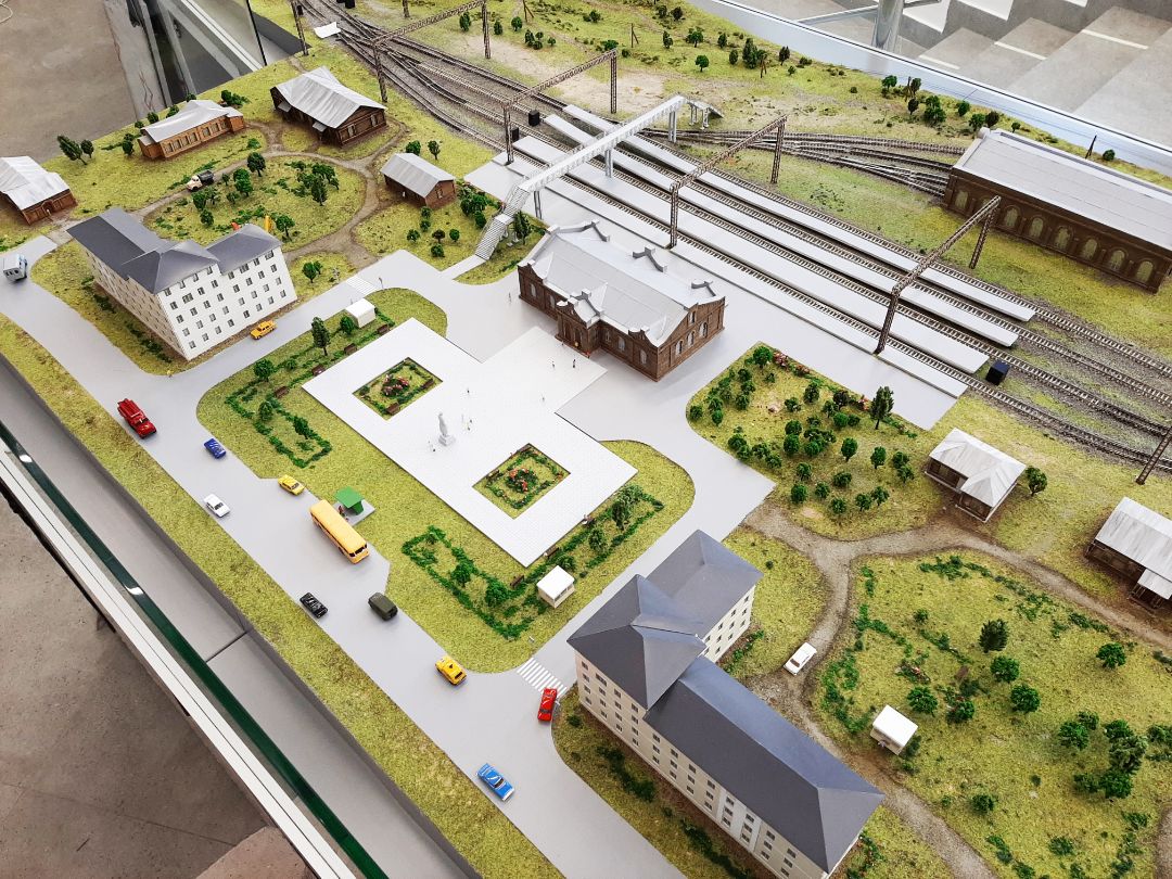 Макет вокзала