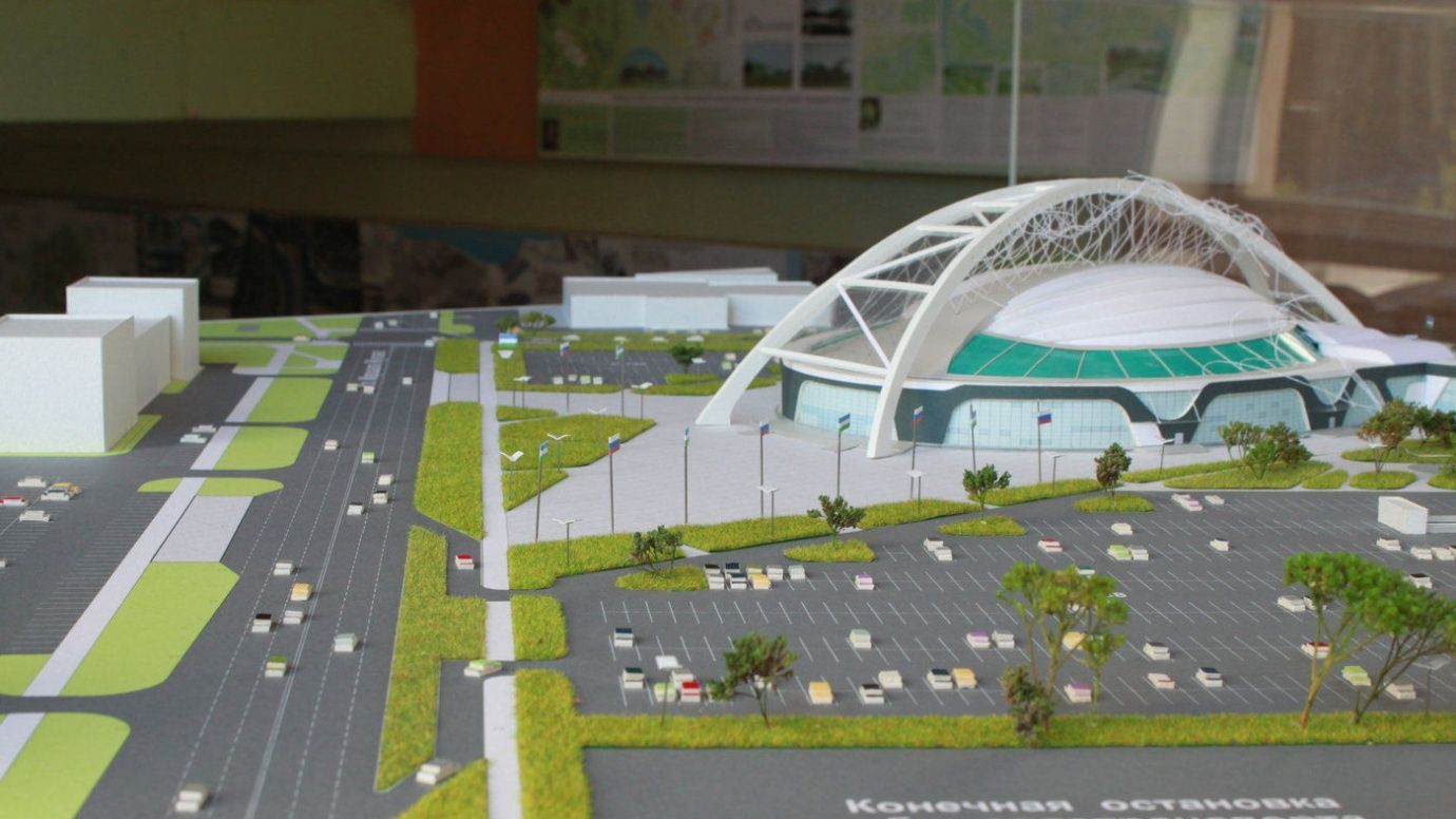 Макет жилого комплекса