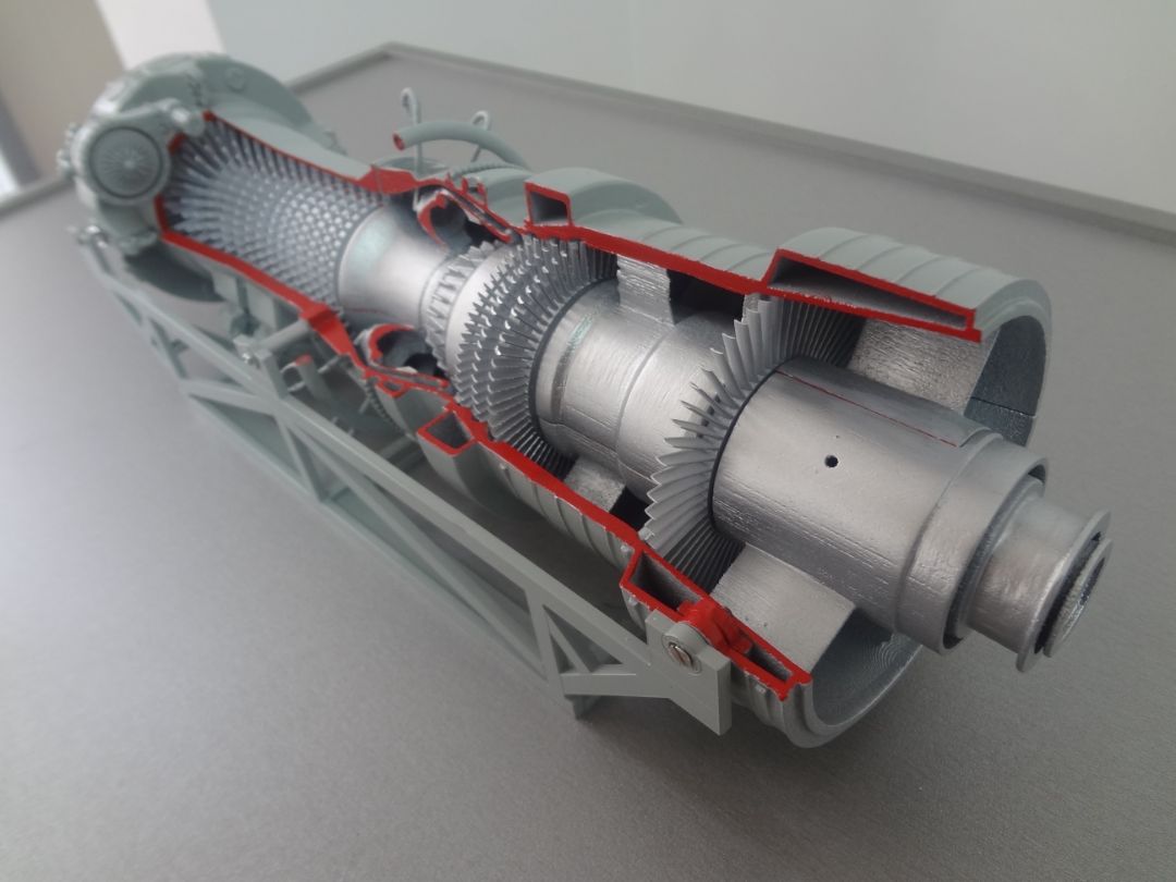 Макет газотурбинного двигателя ГПА