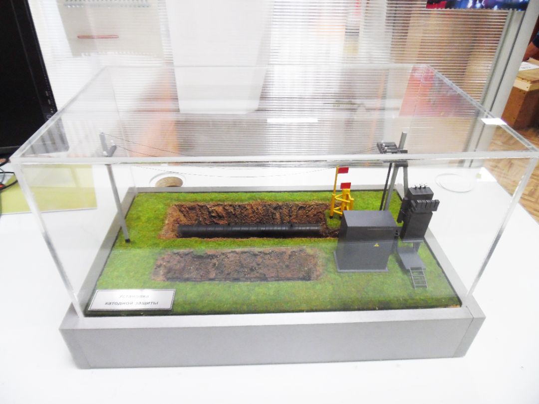 Макет катодной защиты газопровода