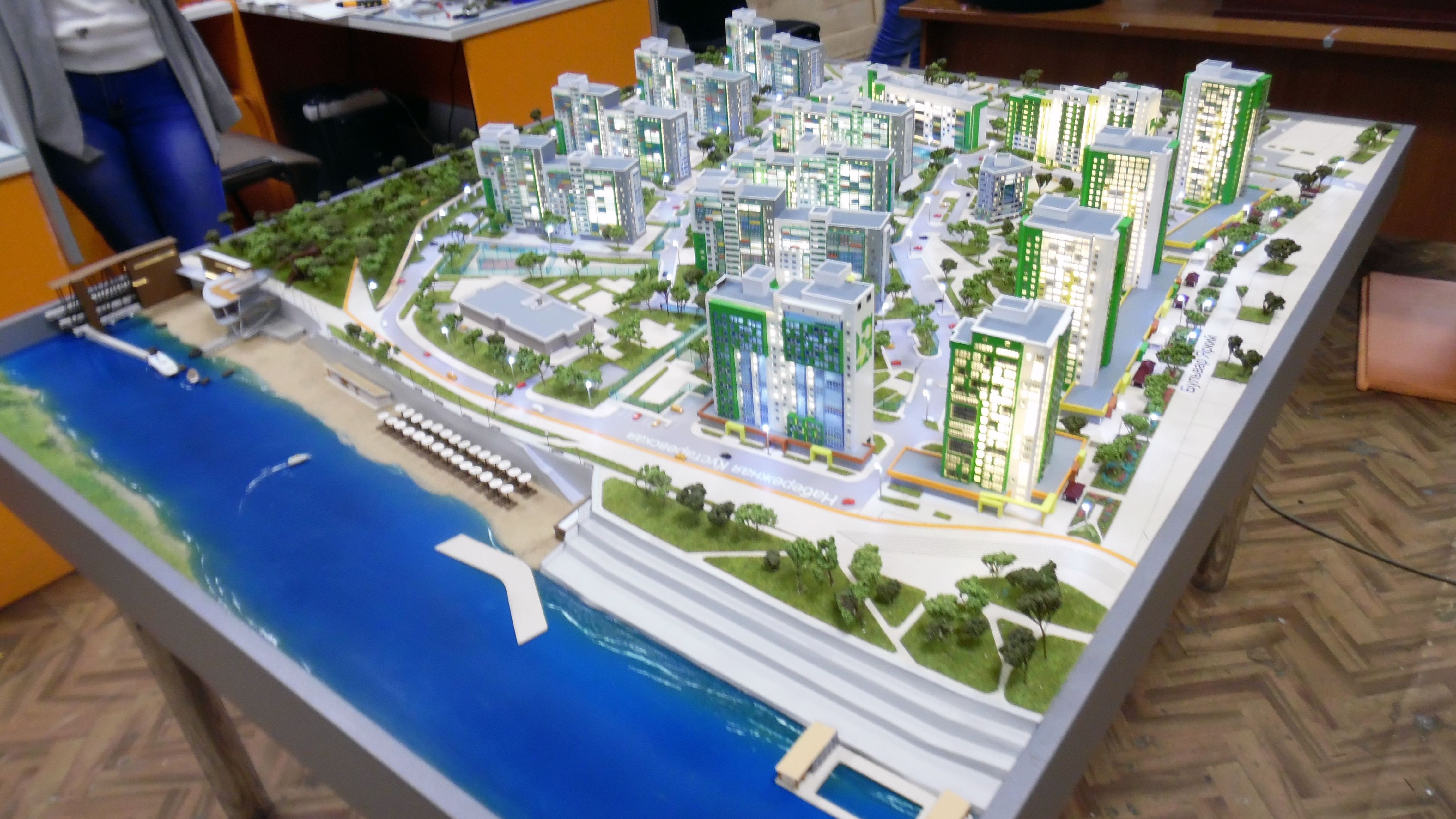 Макет жилого комплекса