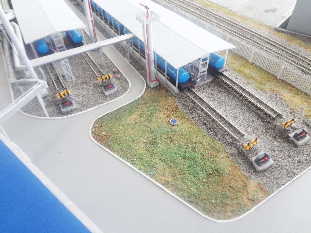 Макет ЖД станции