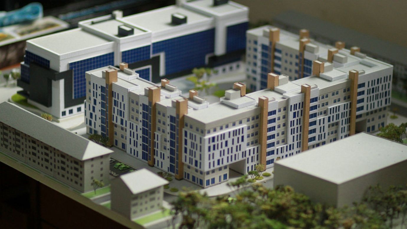 Макет жилого комплекса
