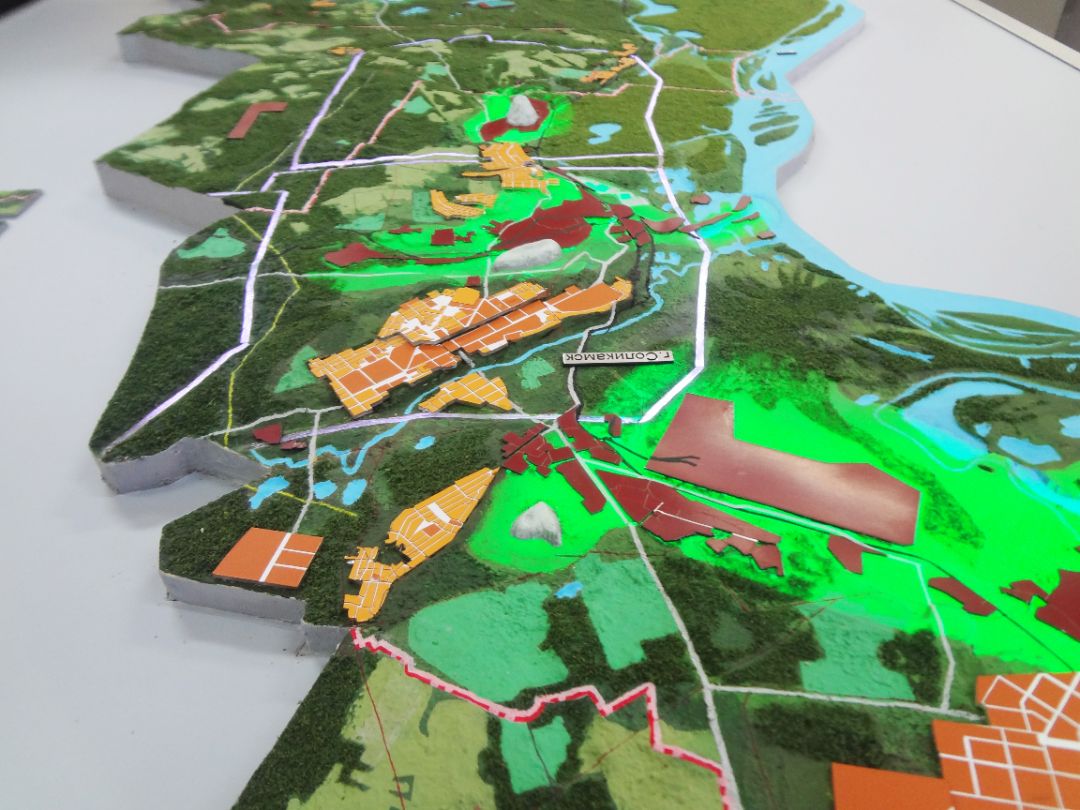 Макет карта