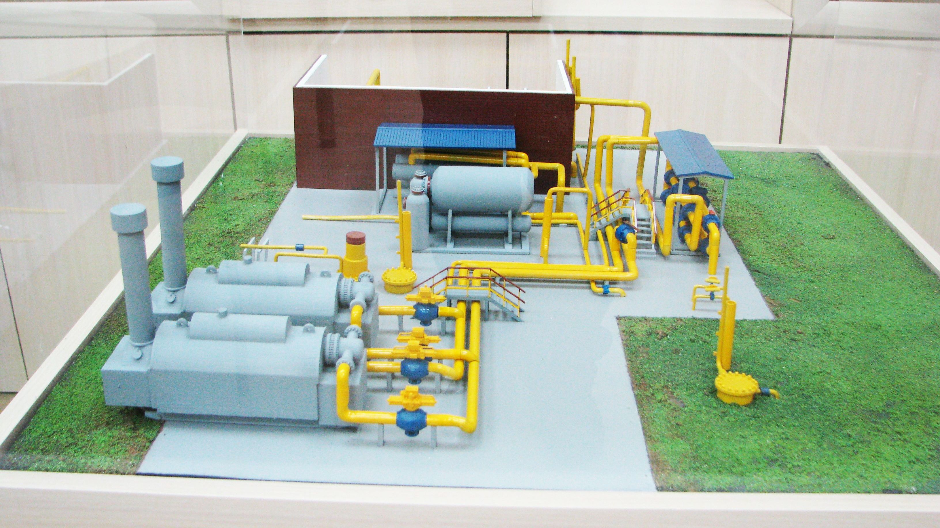 Макет блока подготовки газа