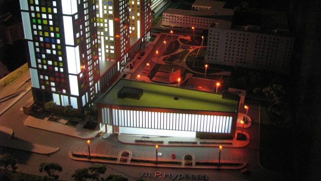 Макет жилого комплекса