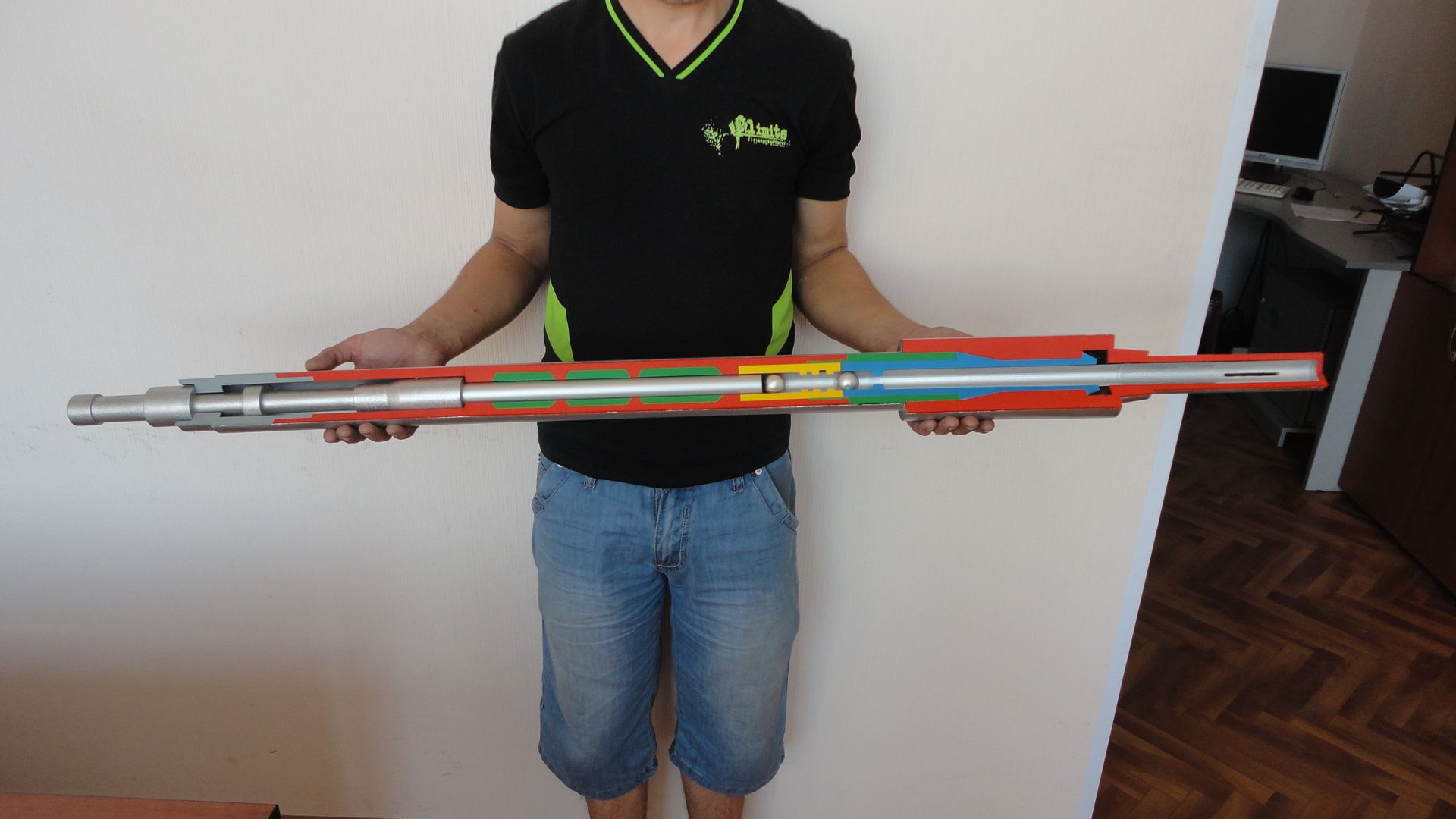 Макет нефтегазового оборудования