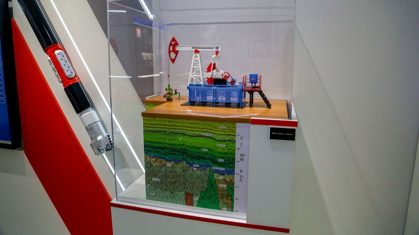 Макет линейной части магистрального газопровода