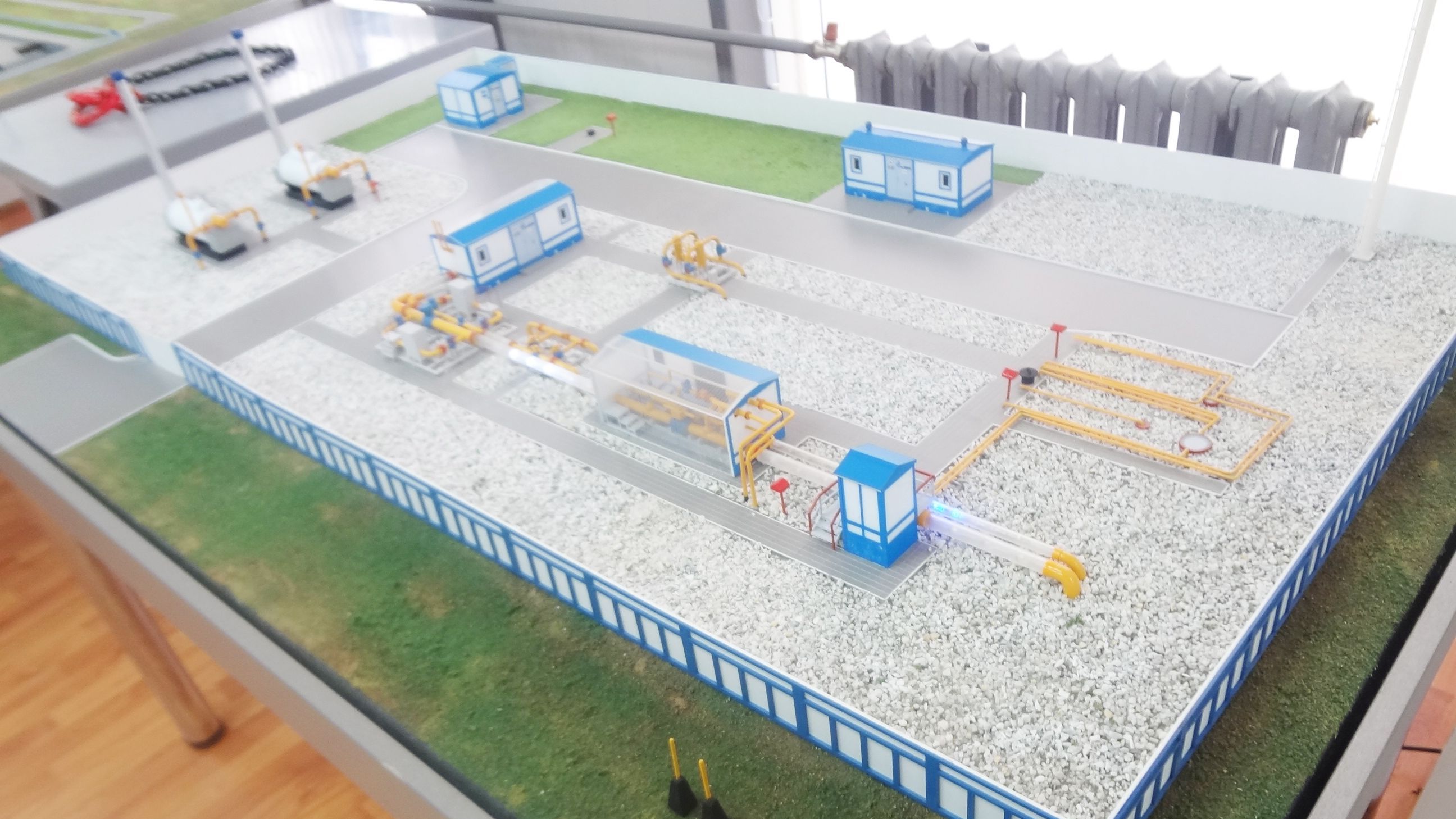 Макет газораспределительной станции