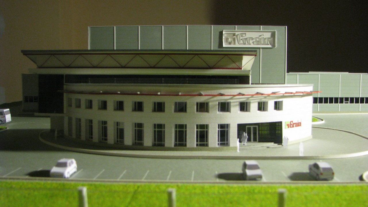 Макет молзавода в Давлеканово