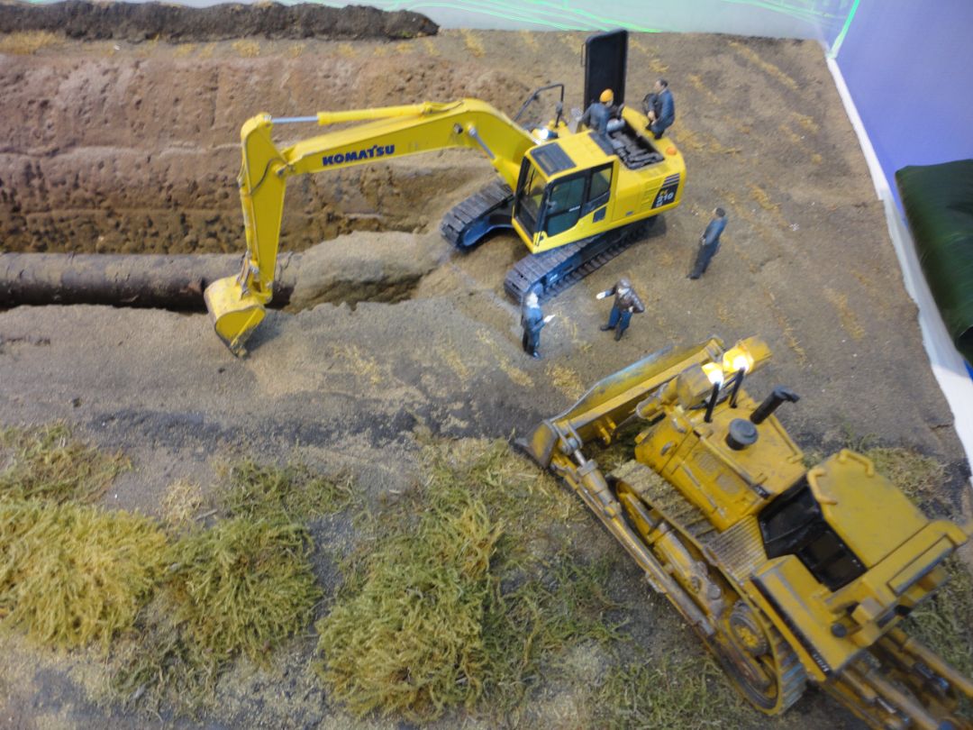 Макет линейной части газопровода