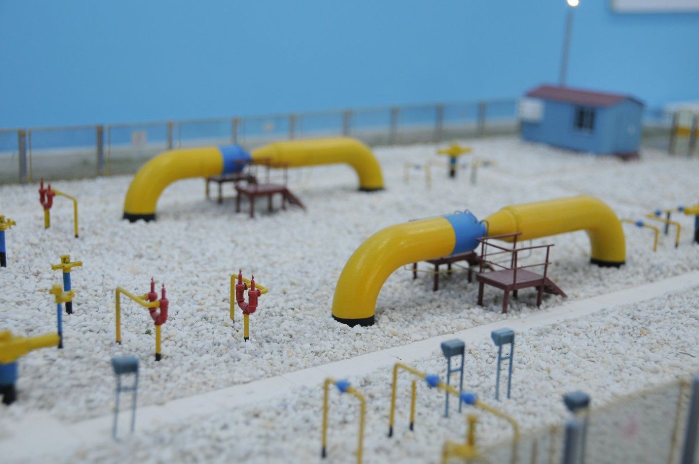 Макет нефтегазового оборудования