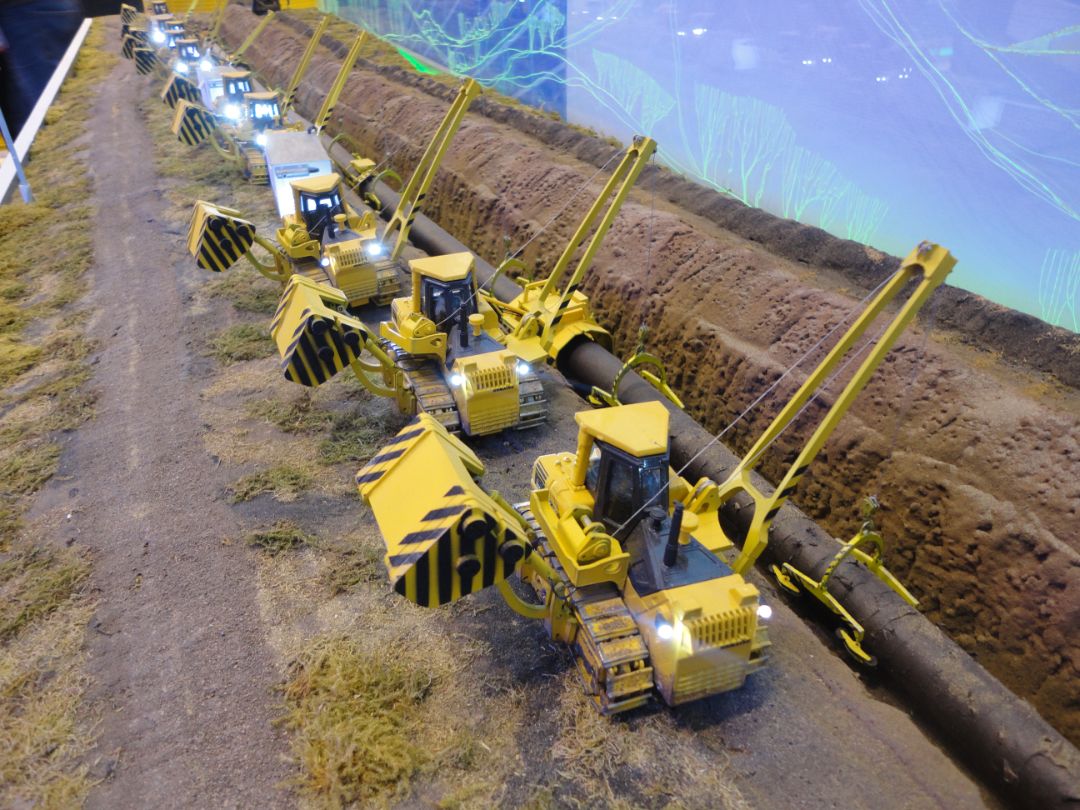 Макет линейной части газопровода