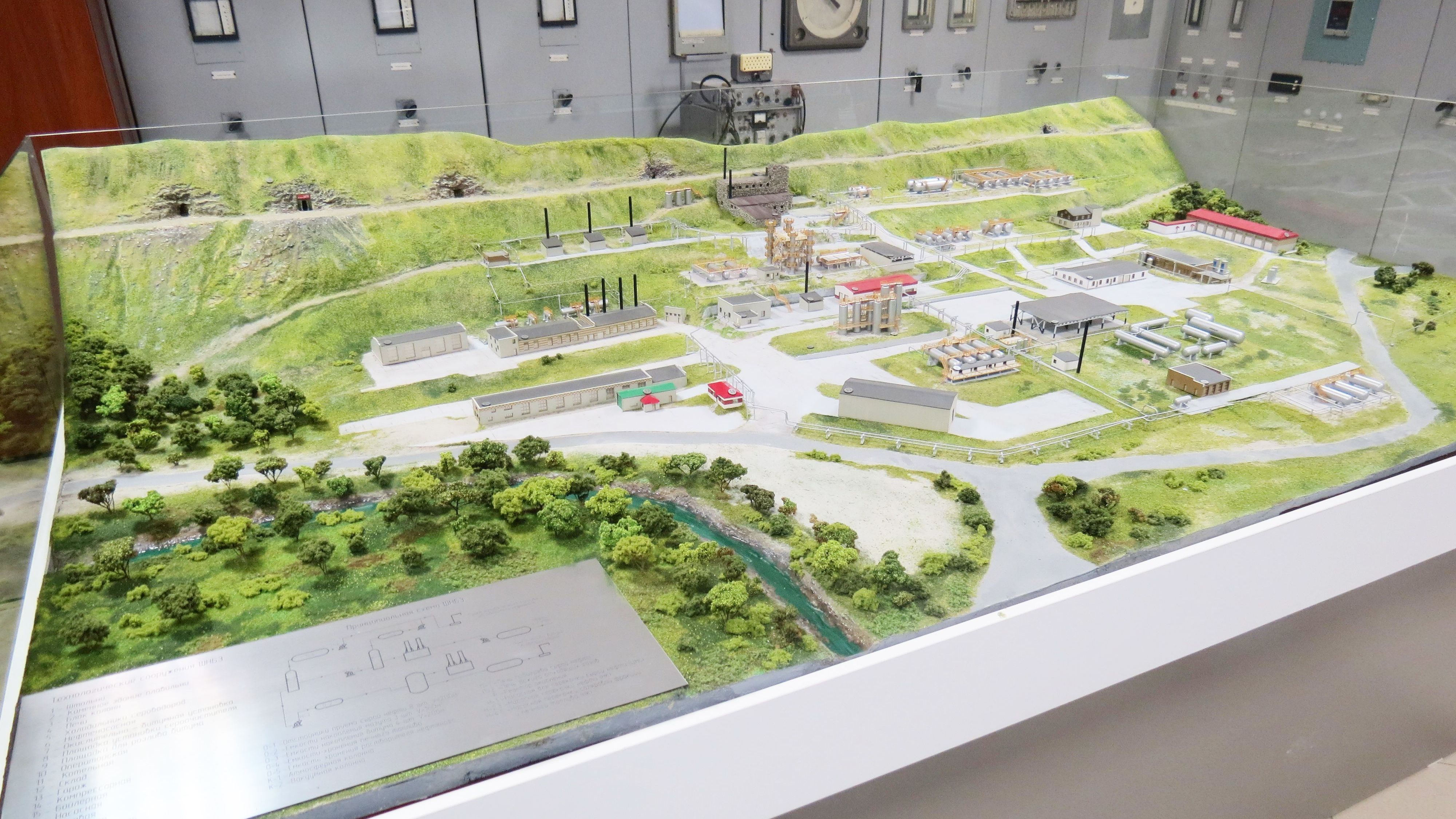 Макет завода для музея