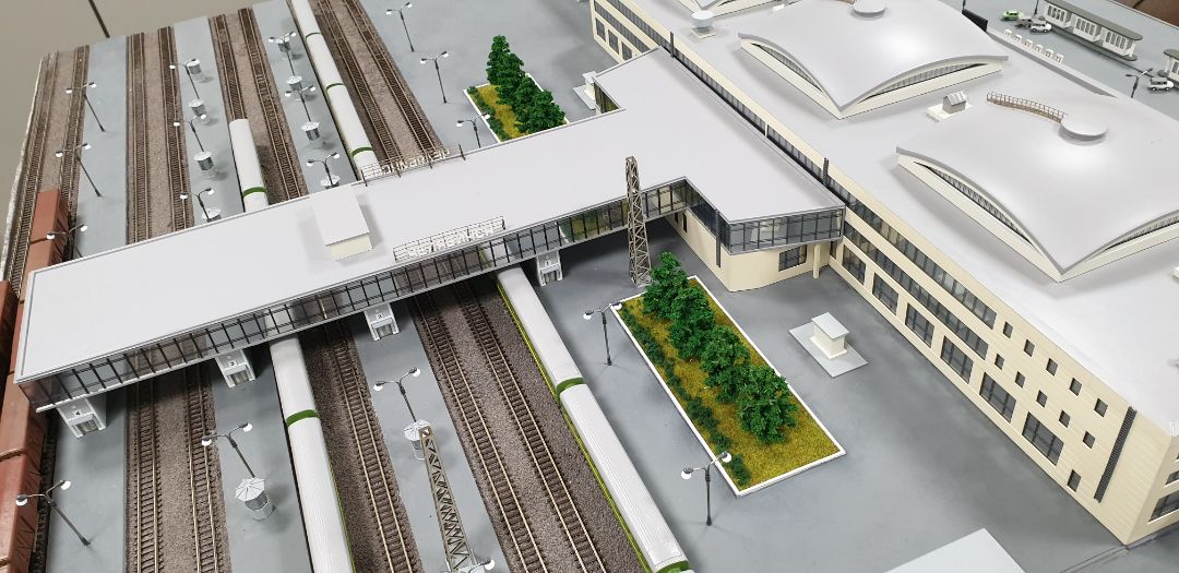 Макет вокзала