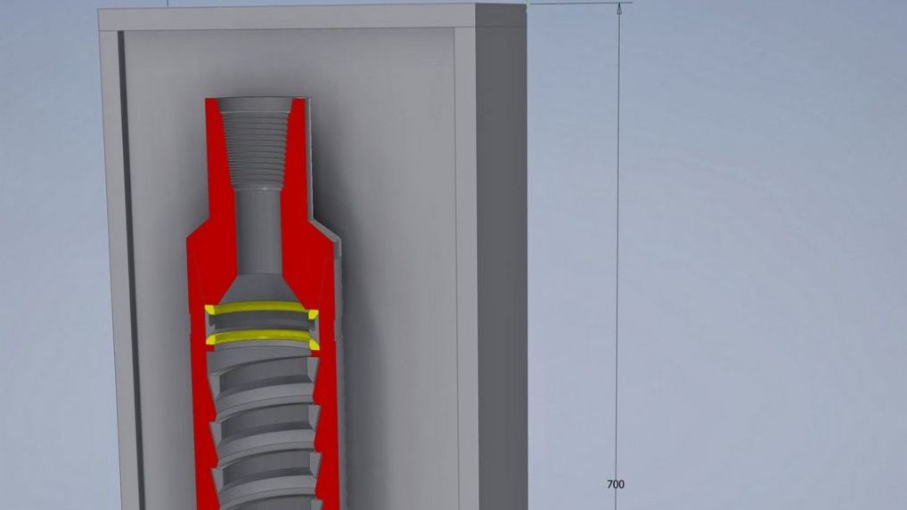 Макет реактивного двигателя