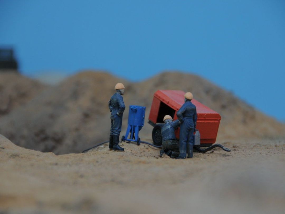 Макет линейной части газопровода