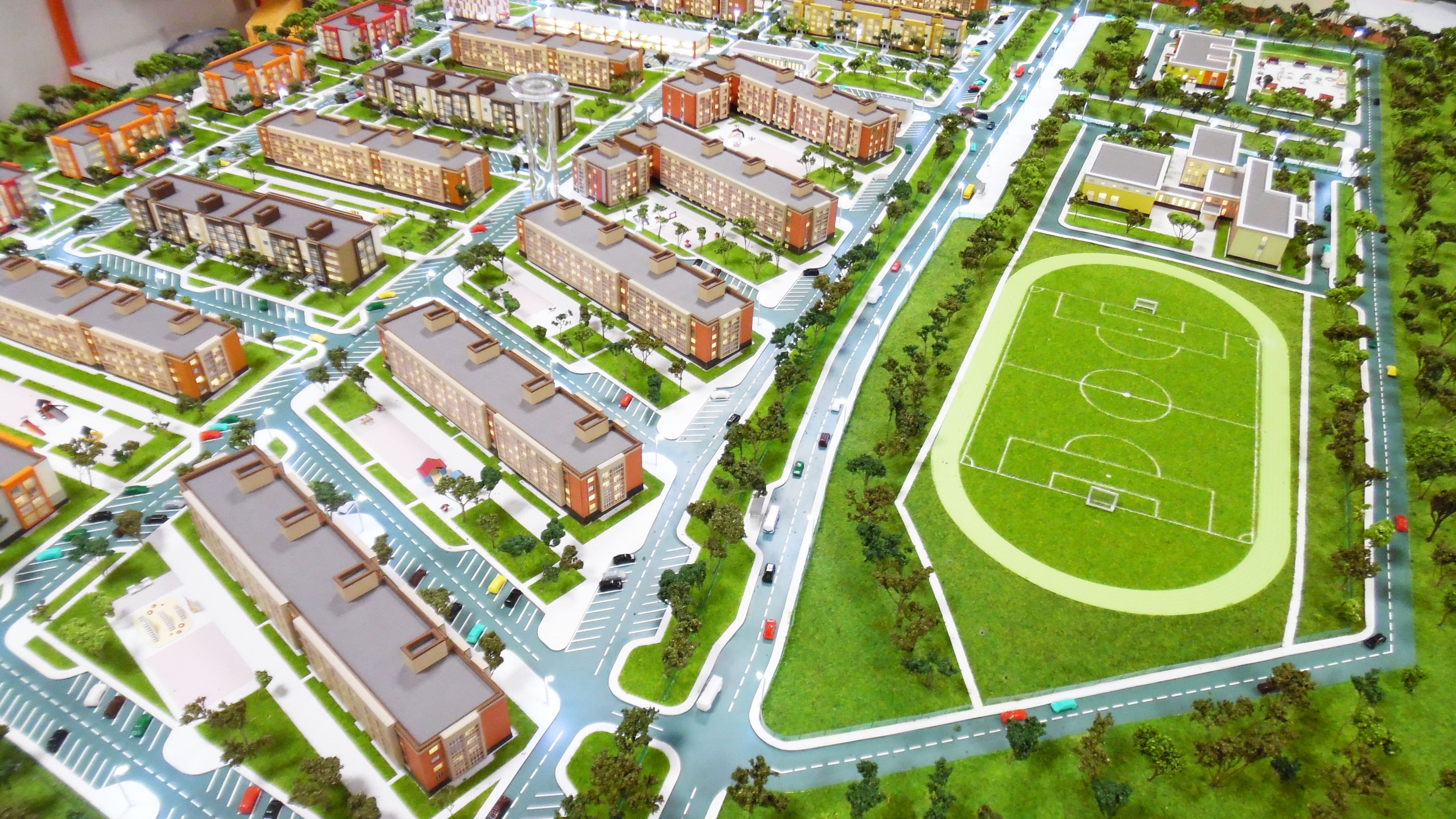 Макет жилого комплекса