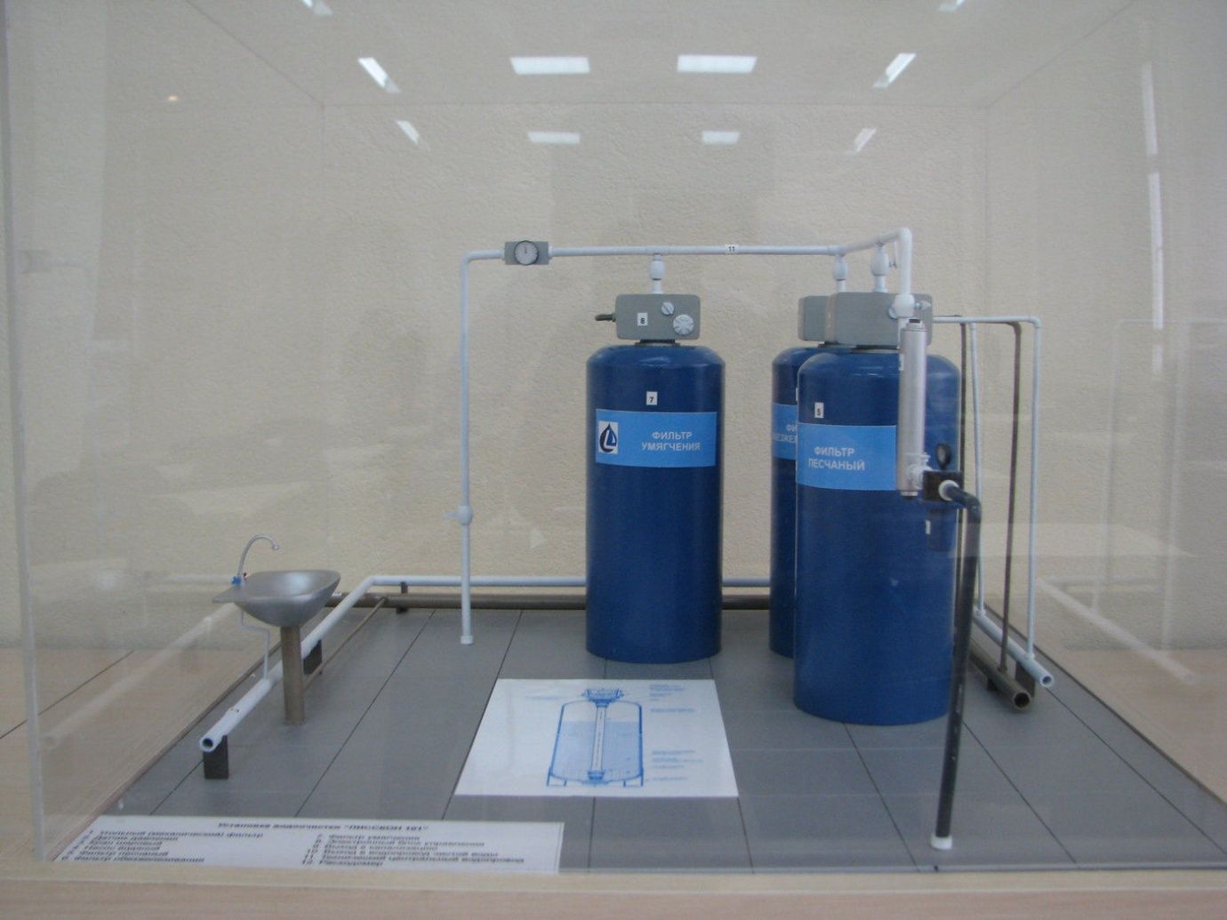 Макет нефтегазового оборудования