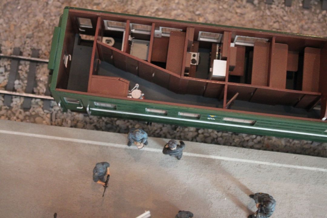 Макет ЖД станции