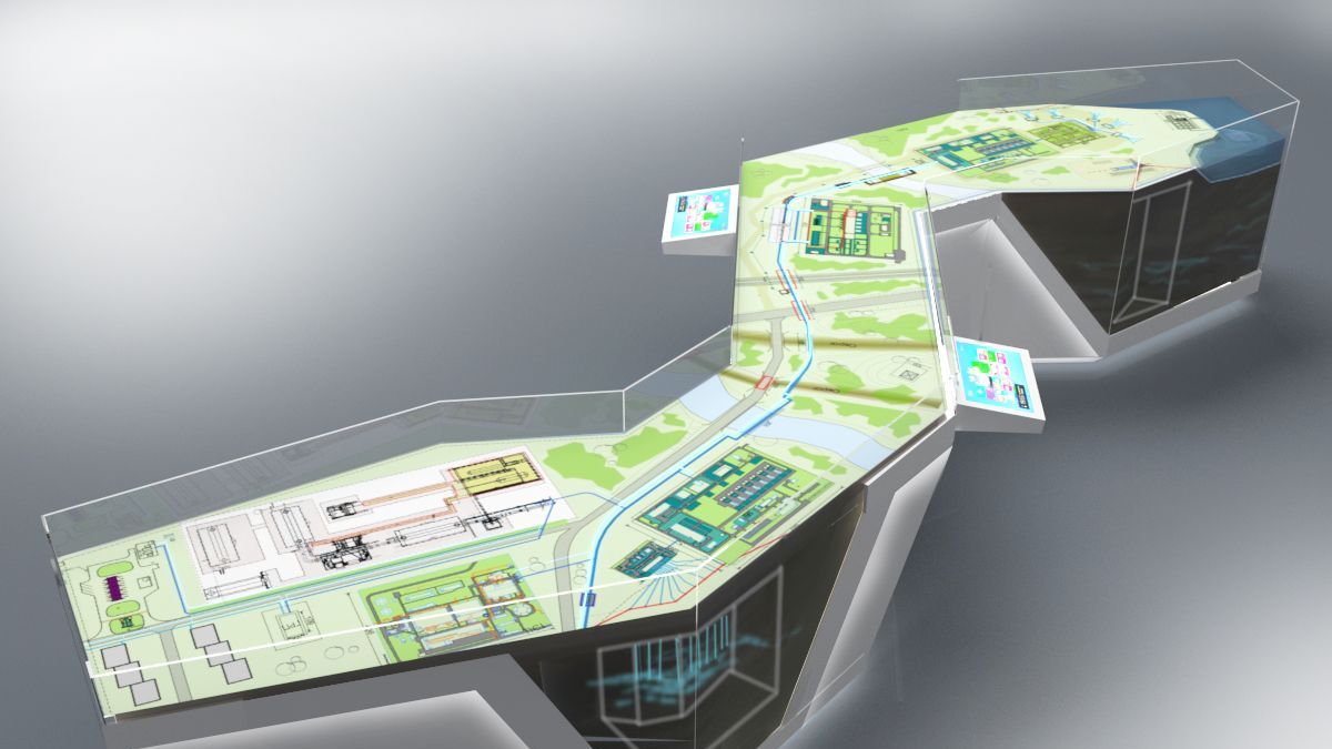 Макет молзавода в Давлеканово