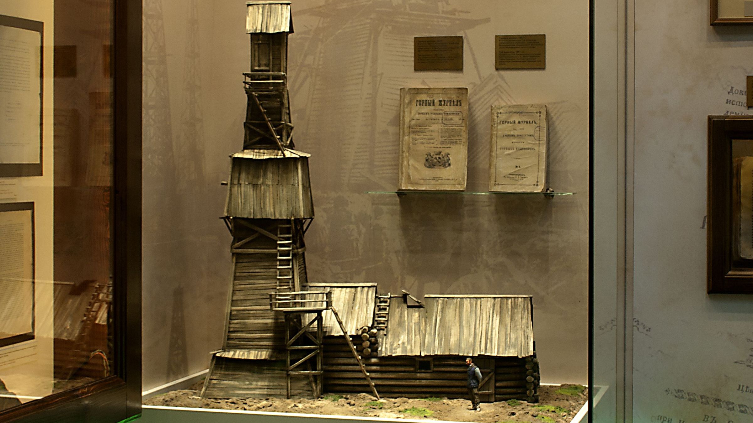 Макет буровой 19 века