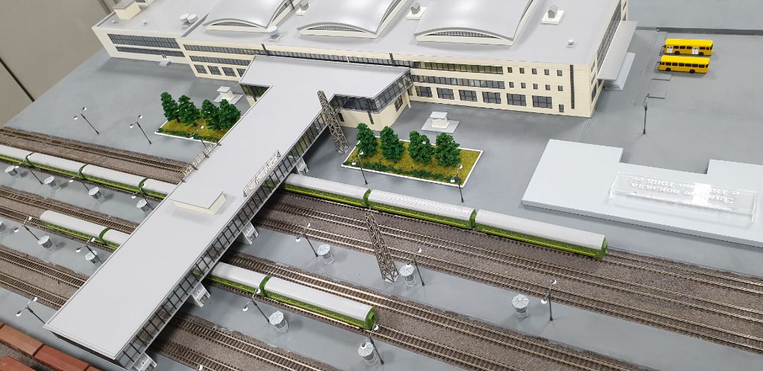 Макет вокзала